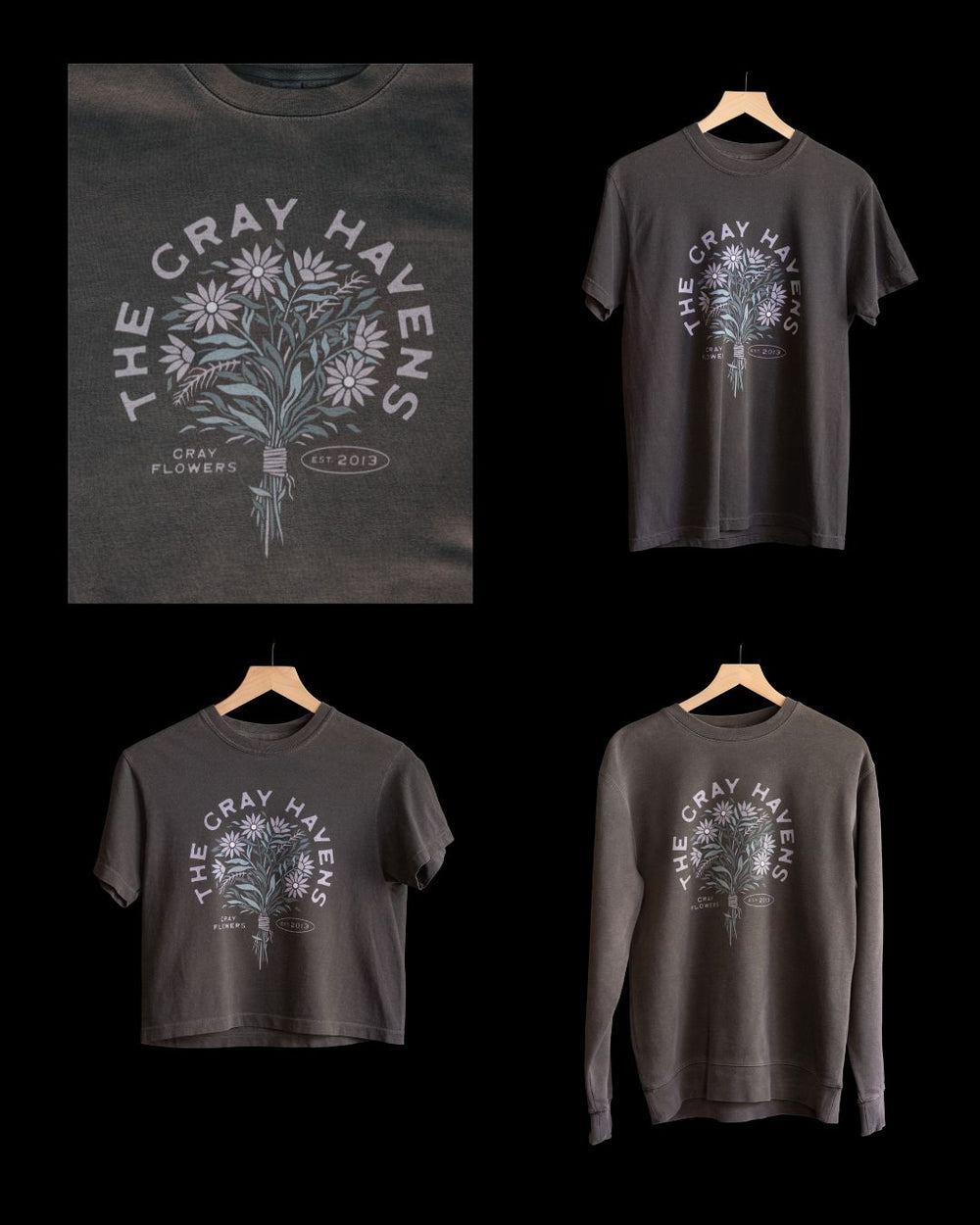Gray Flowers Collection